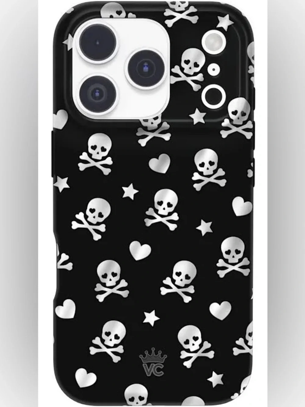 Velvet Caviar Chrome Skulls Phone Case - iPhone 14 Pro
